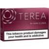 Magenta TEREA for IQOS ILUMA cigarette box with a large health warning: This tobacco product damages your health and is addictive.